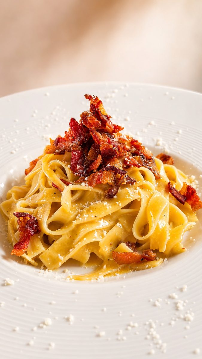 Carbonara auténtica — Bellagio Lanzarote
